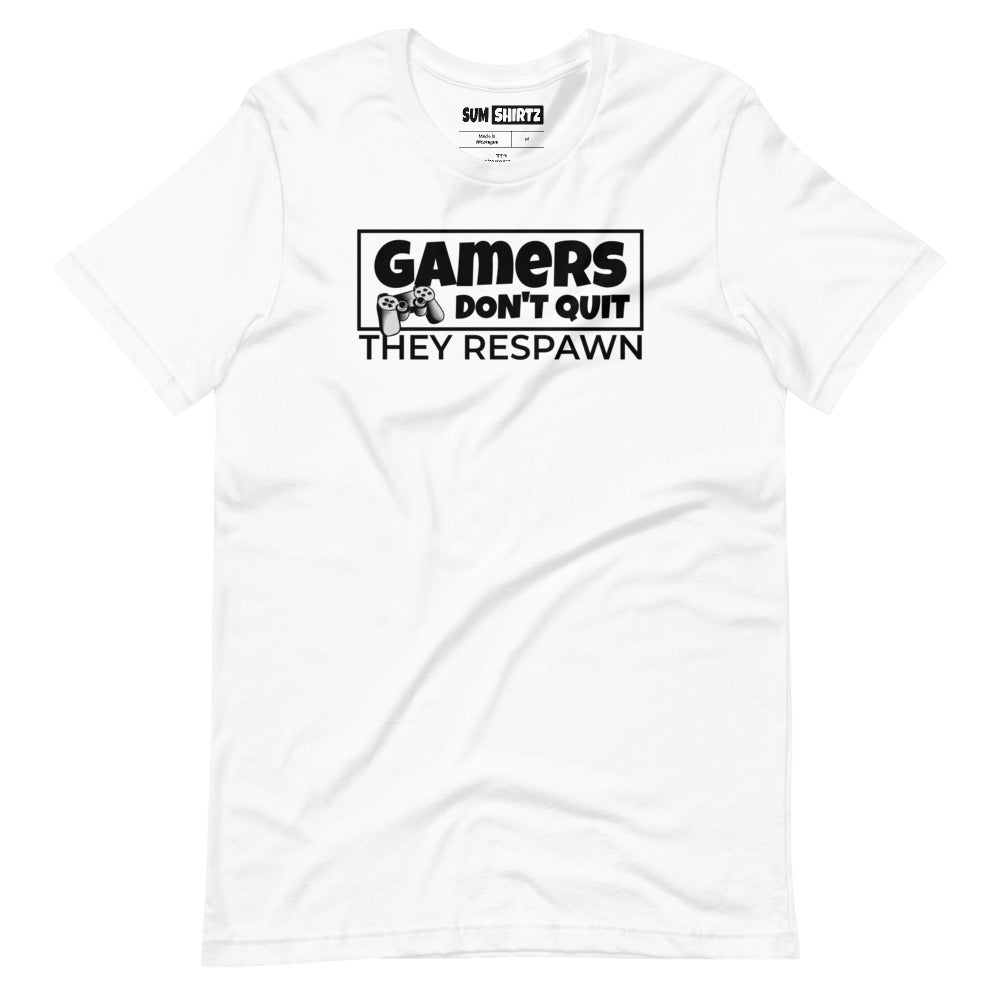 Gamers Don't Quit - Short-Sleeve Unisex T-Shirt